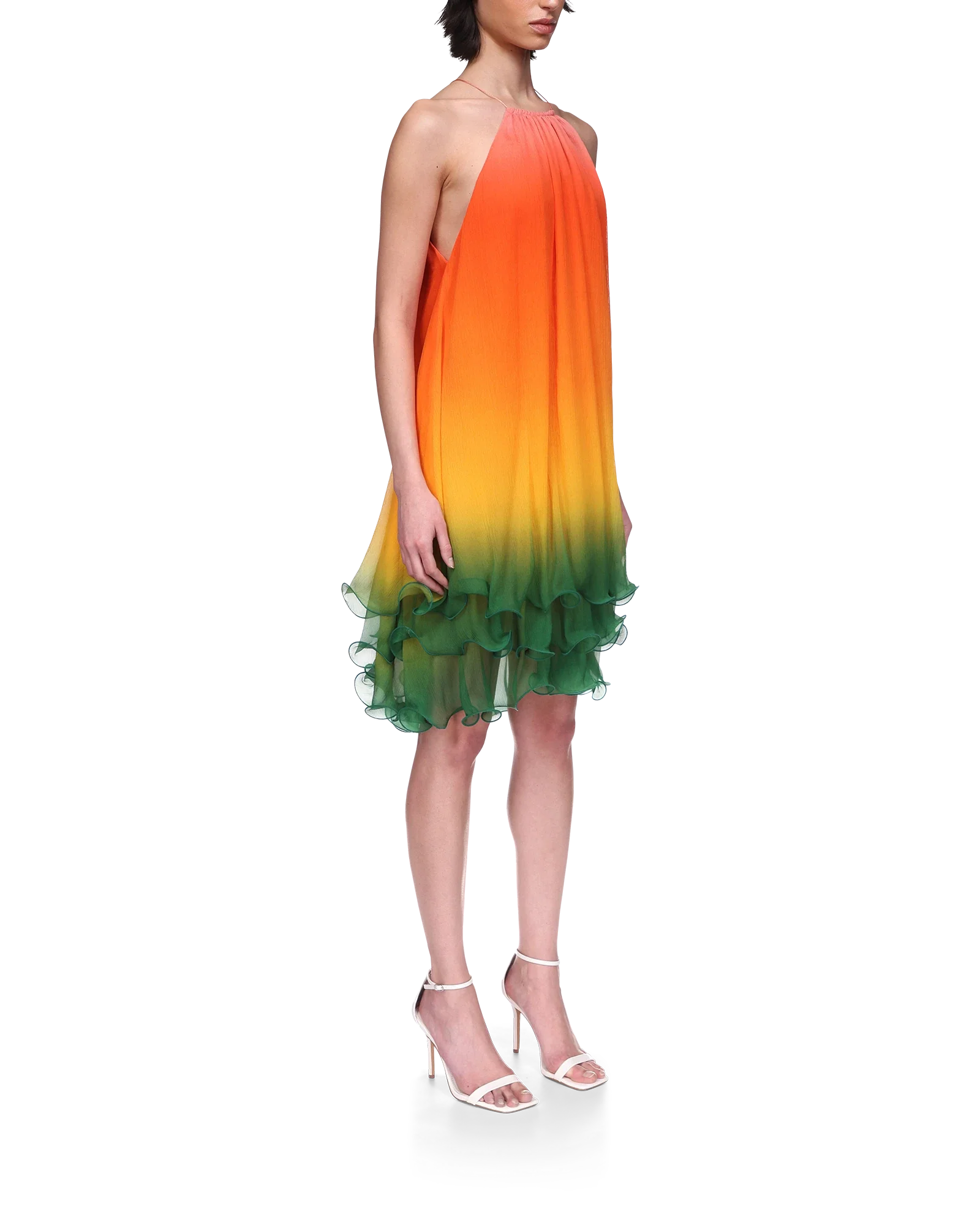 Rainbow Gradient Cocktail Dress