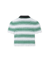 Gradient Striped Polo Top