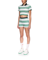 Gradient Striped Shorts