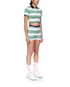 Gradient Striped Shorts