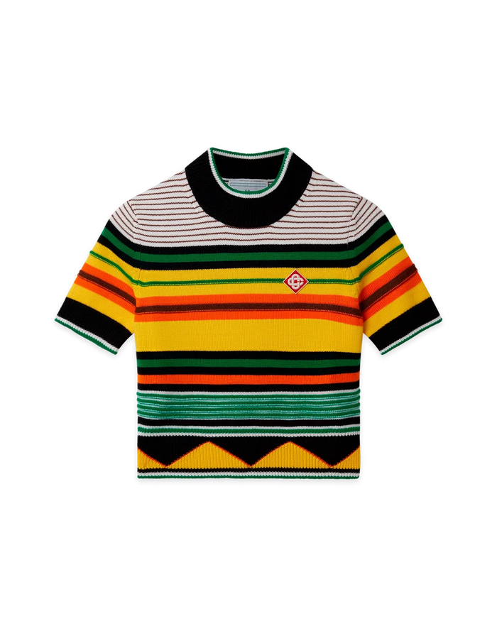 Knitted Striped Shirt