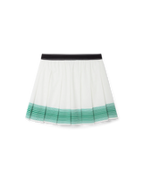 Striped Pleated Skirt