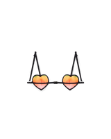 Heart Gradient Bikini Top