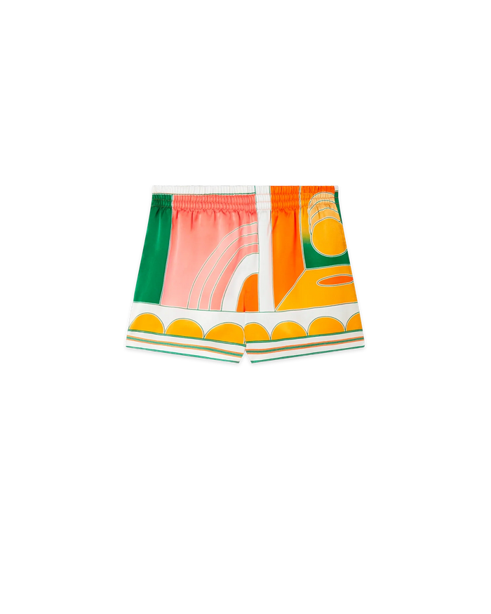 Summer Court Silk Shorts