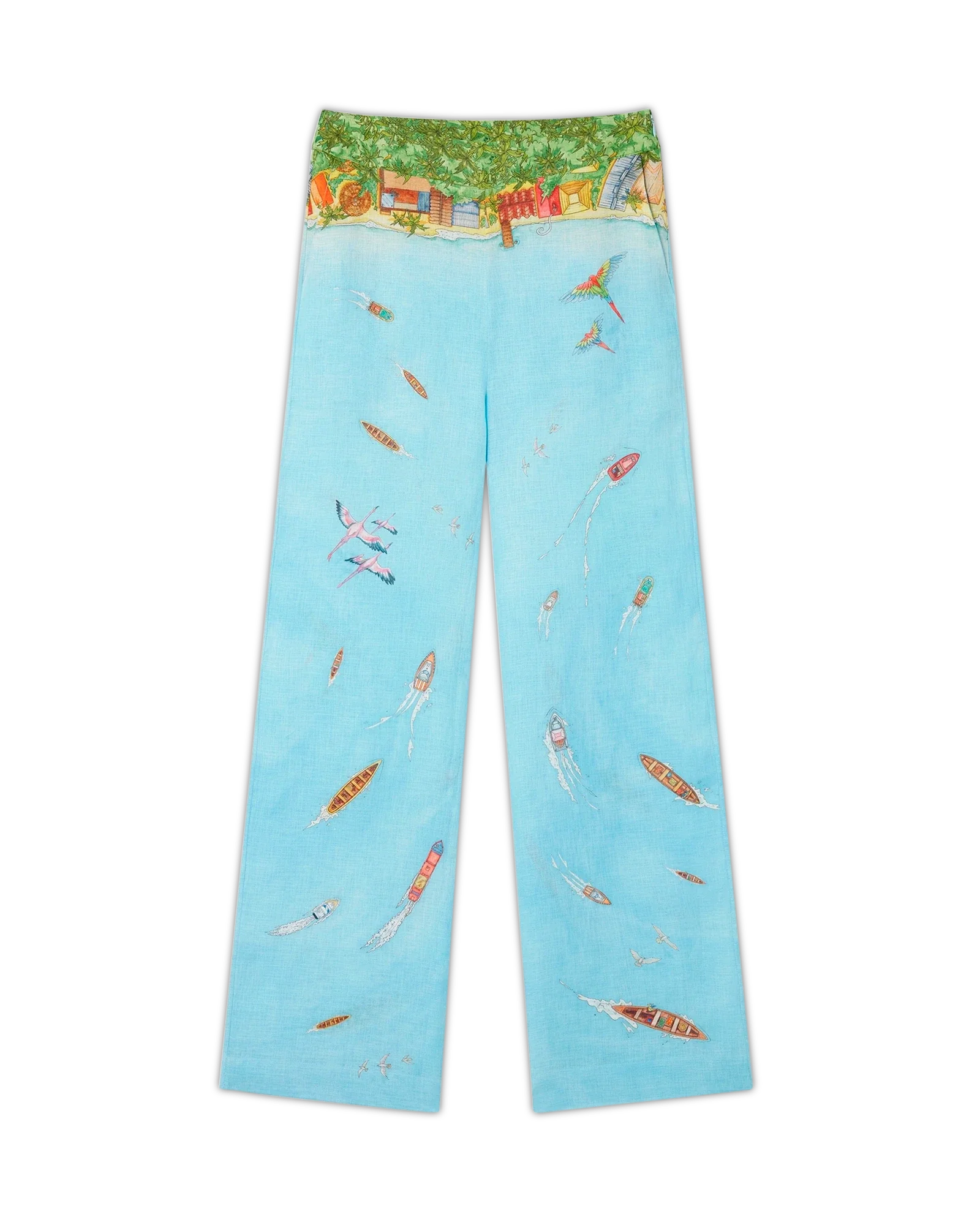 Maison Sur Piloti Straight Leg Trousers