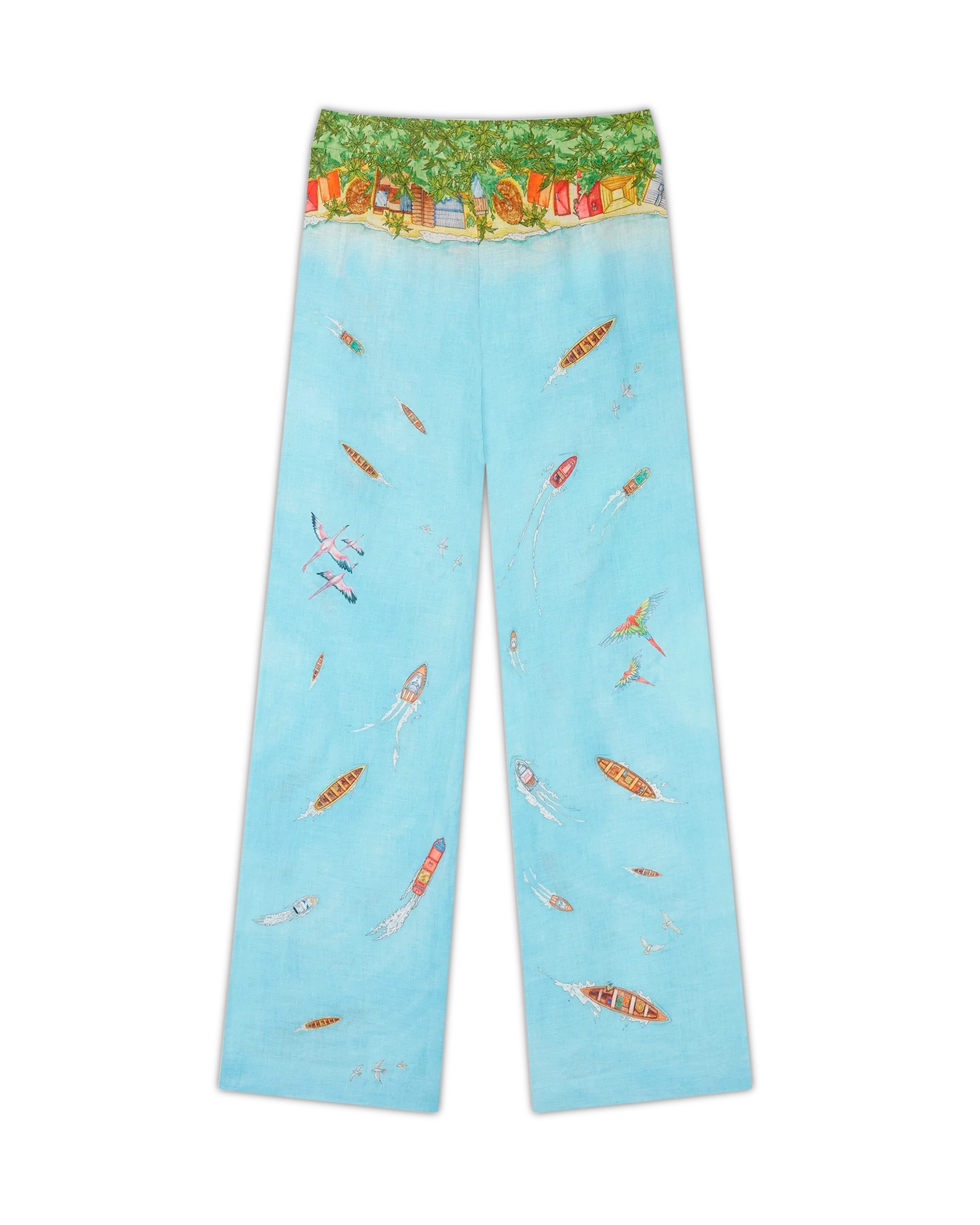 Maison Sur Piloti Straight Leg Trousers