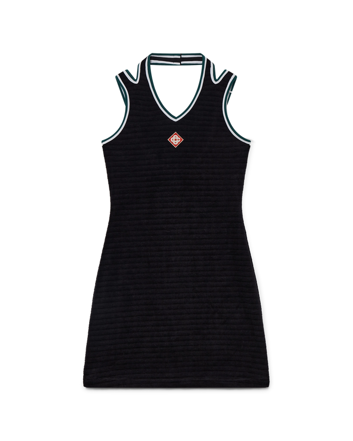 Textured Velour Tennis Dress