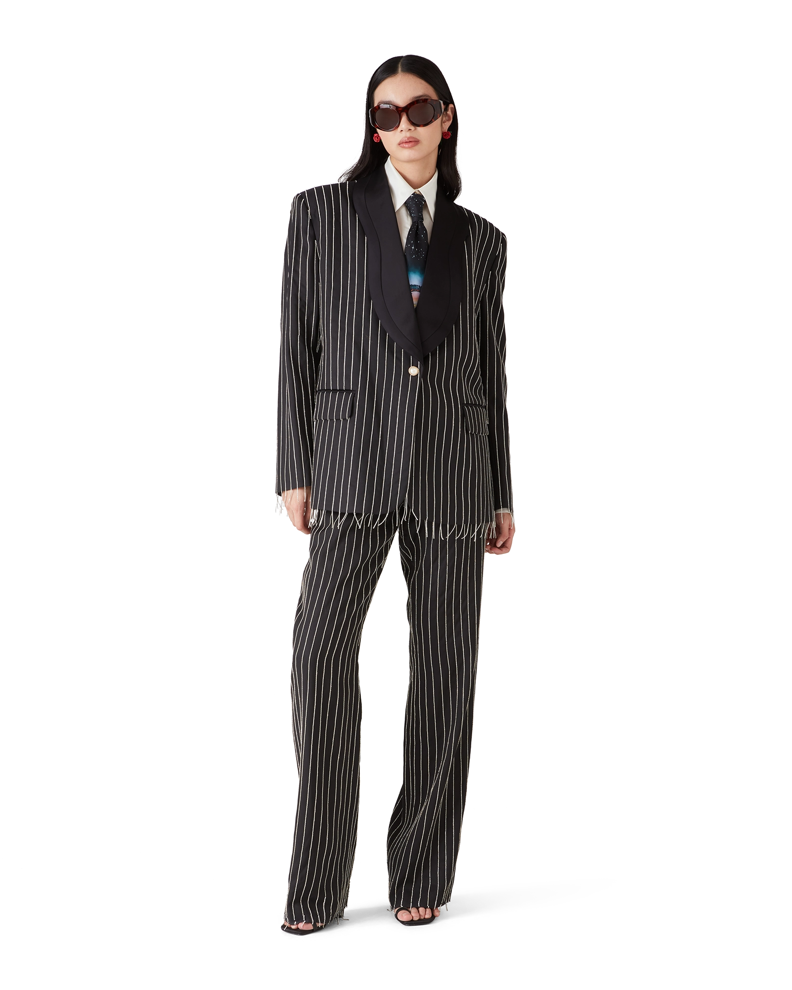 Crystal Embellished Tailored Jacket