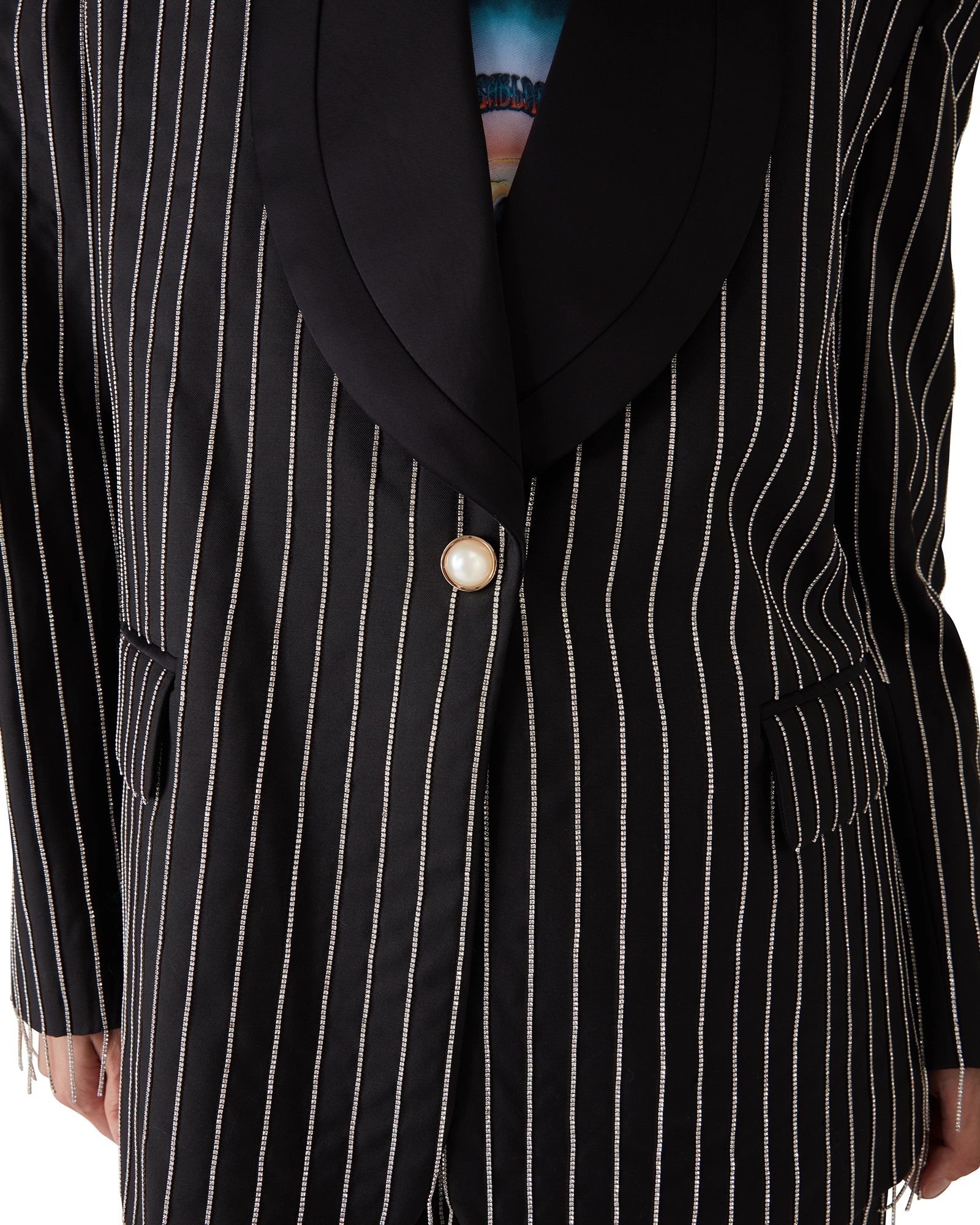 Crystal Embellished Tailored Jacket