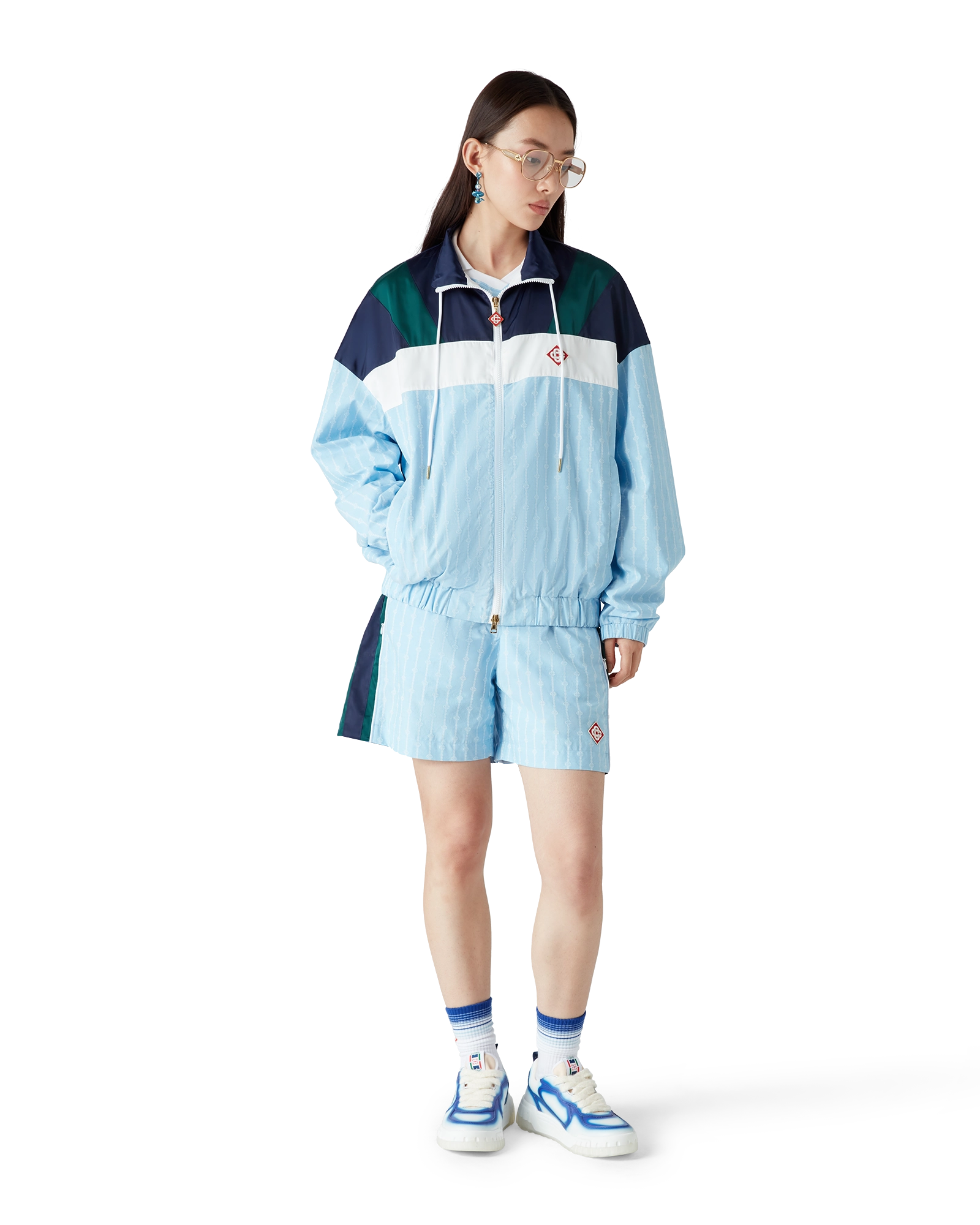 Women's Court Blue Fade Sneaker