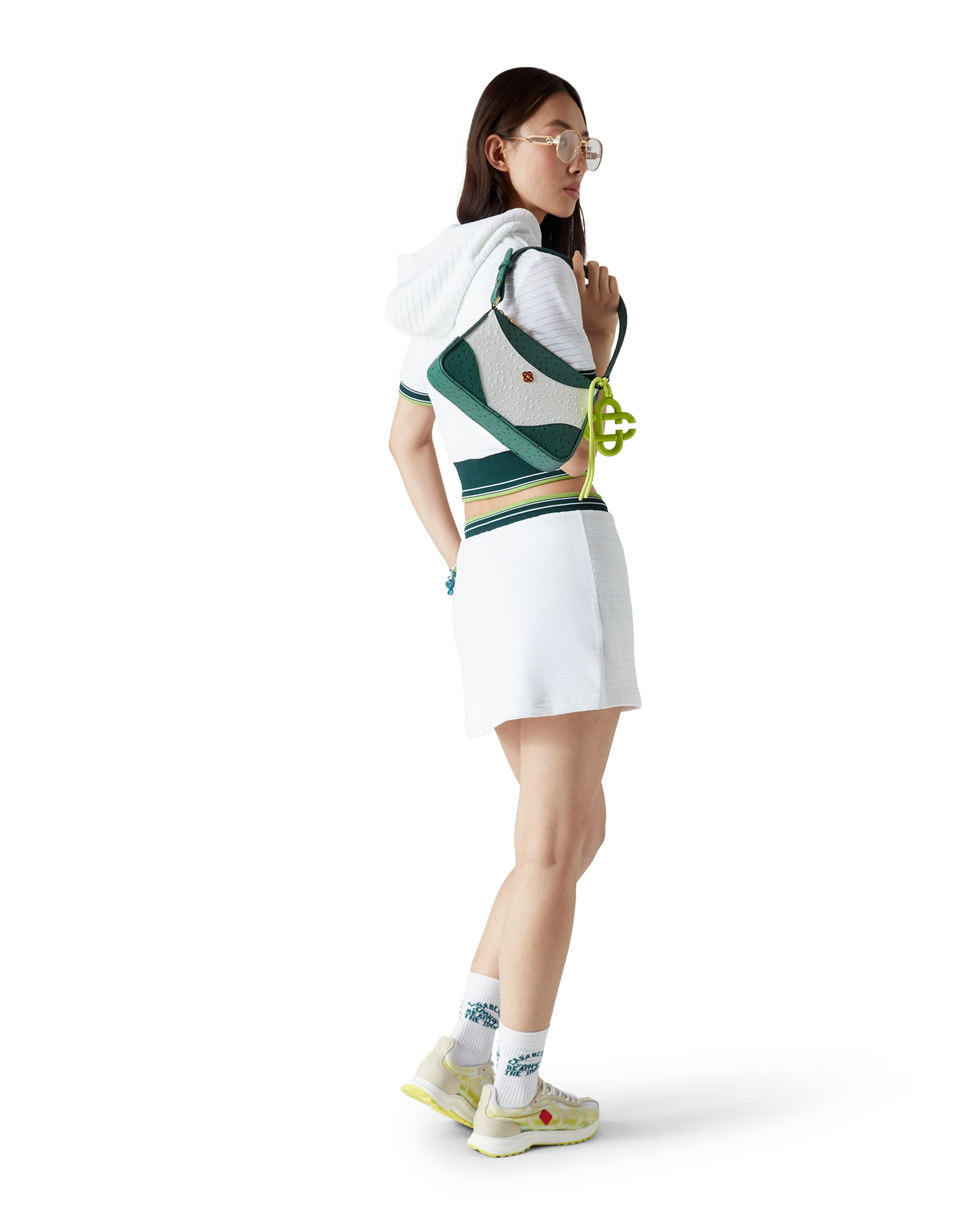 Textured Velour Tennis Skirt