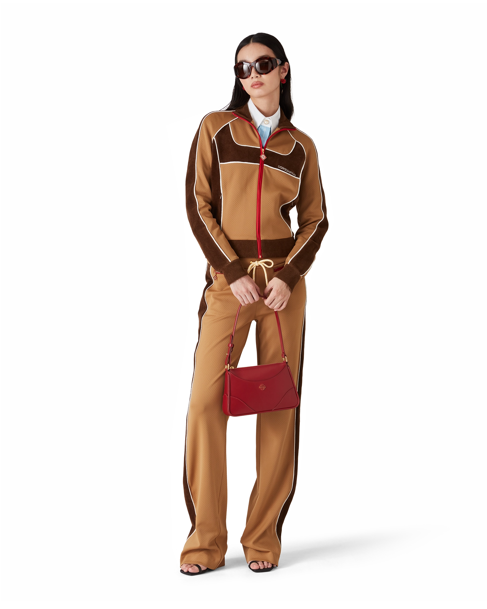 Chenille Panelled Track Jacket