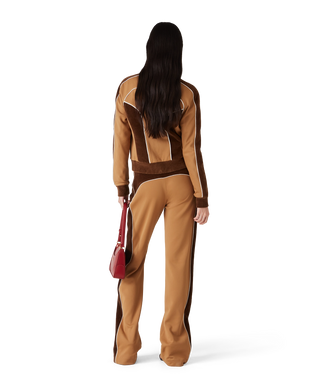 Chenille Panelled Track Jacket