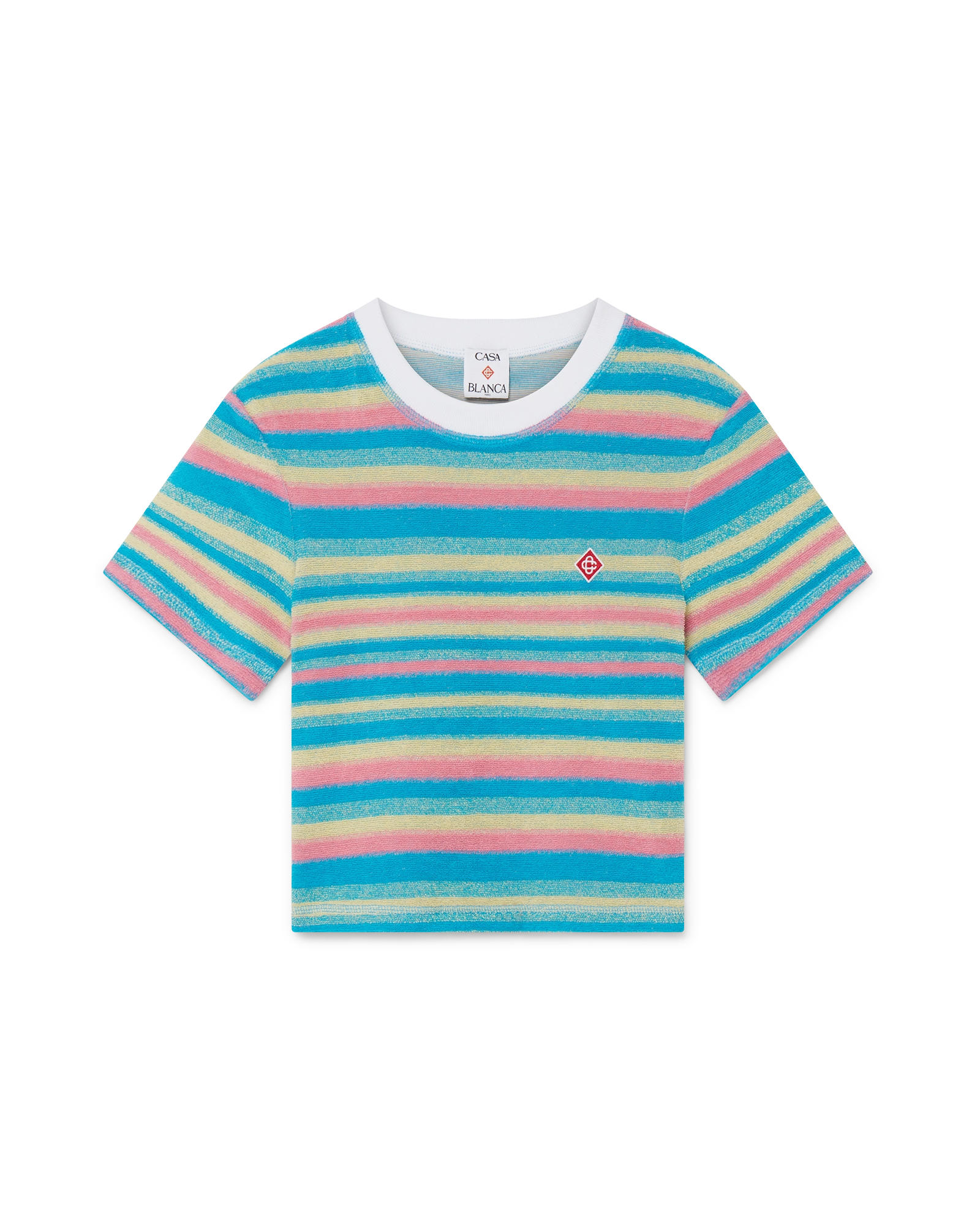 Stripe Towelling Top
