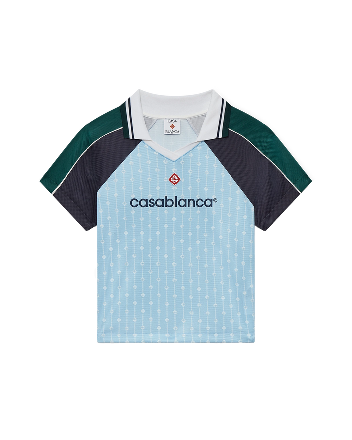 Pinstripe Laurel Football Short Sleeve Shirt