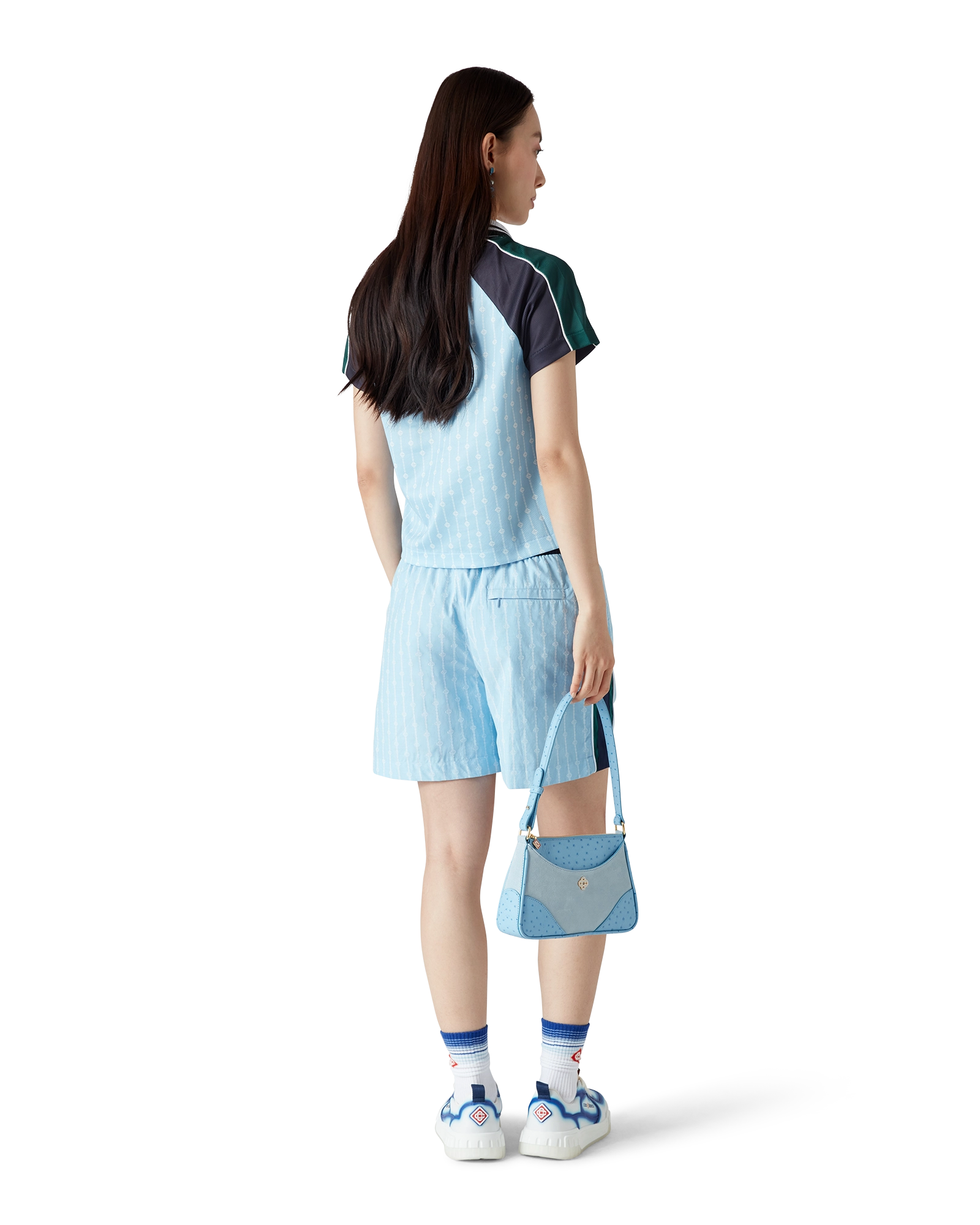 Pinstripe Laurel Football Short Sleeve Shirt