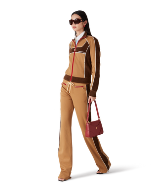 Chenille Panelled Track Pants