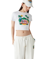 Casa Beach Wave Cropped T-Shirt