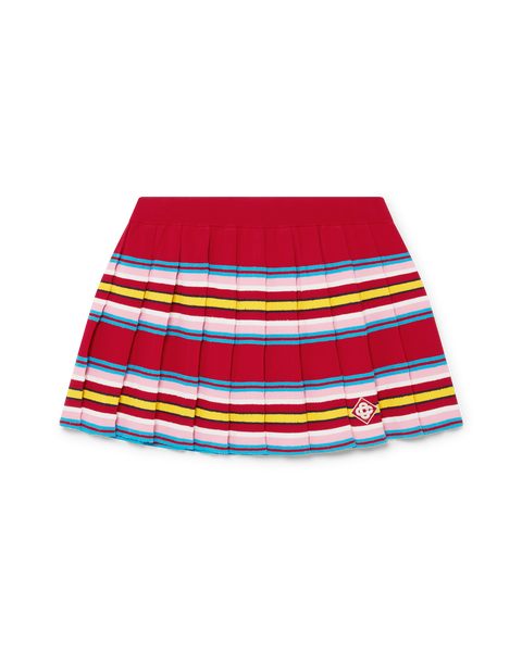 Stripe Pleated Skirt – Casablanca Stripe Pleated Skirt – Casablanca