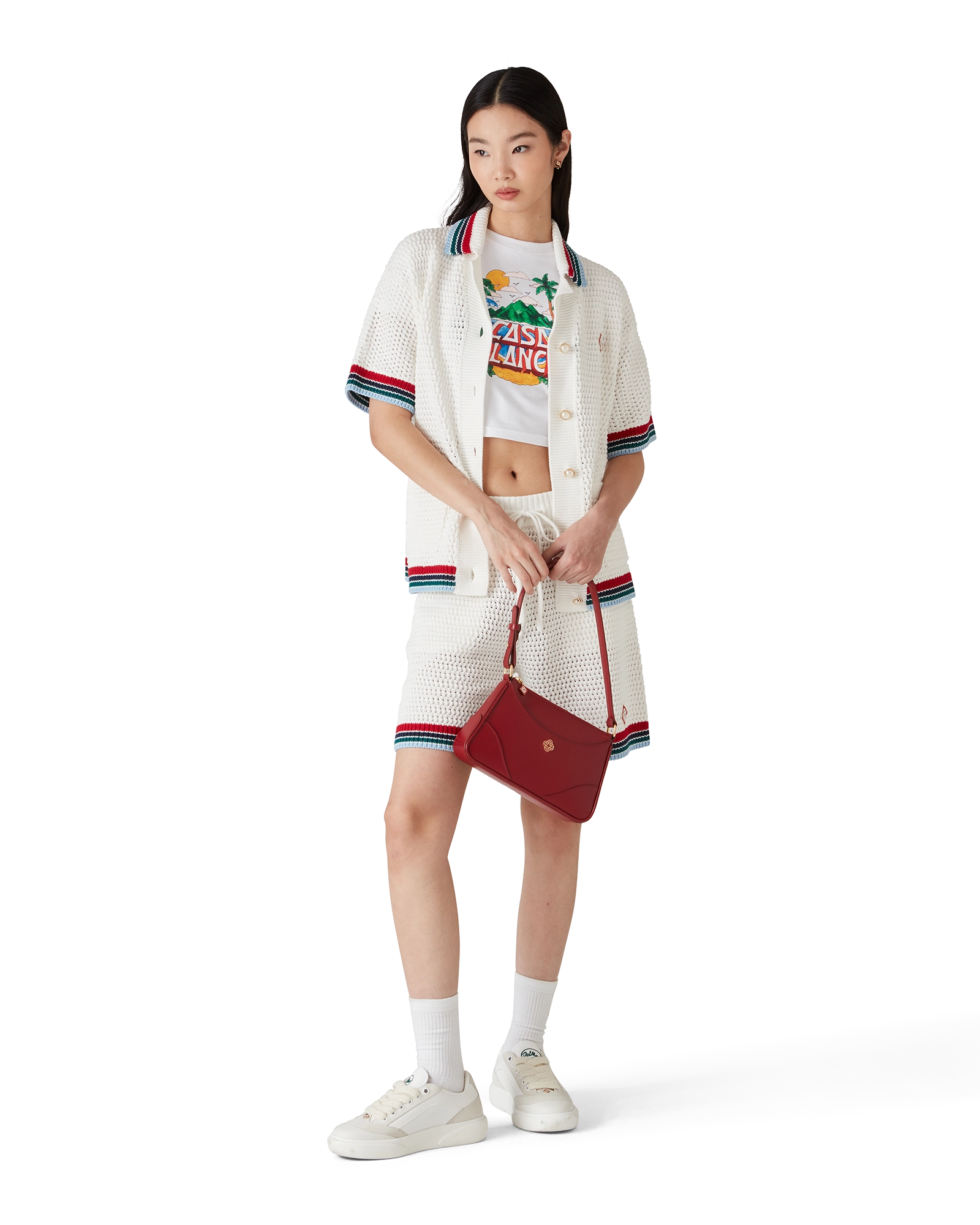 Gothic Crochet Short Sleeve Shirt