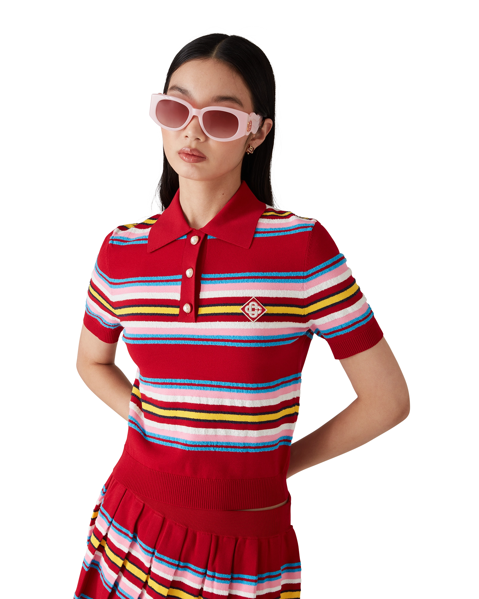 Stripe Polo Shirt