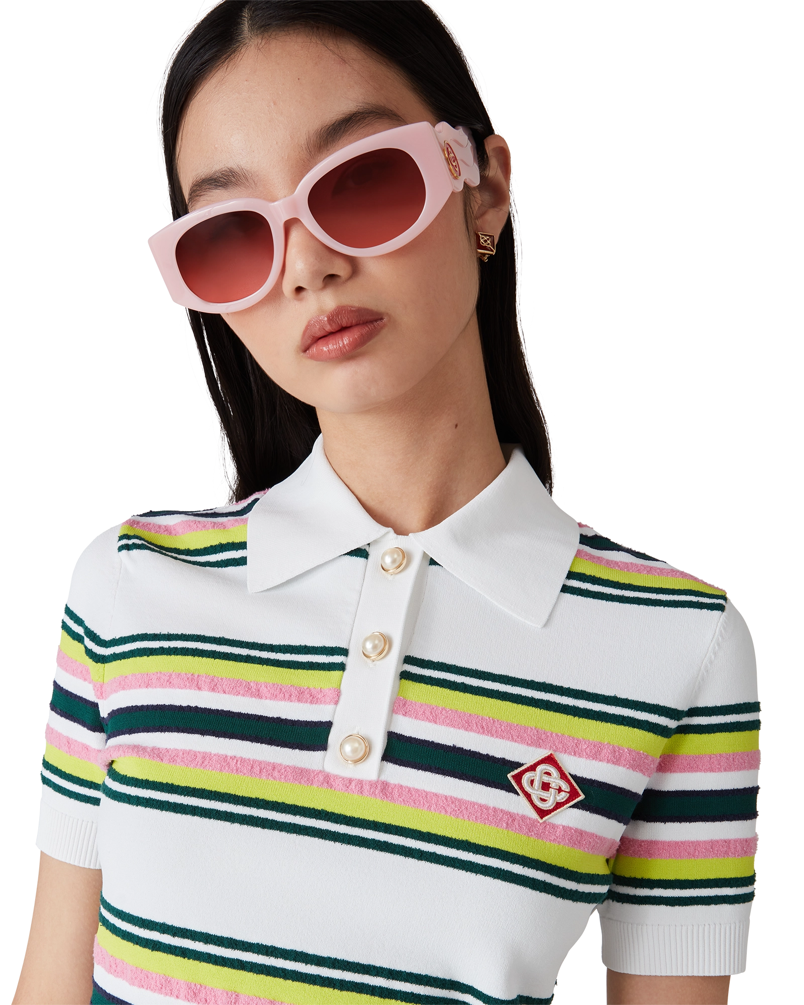 Stripe Polo Shirt