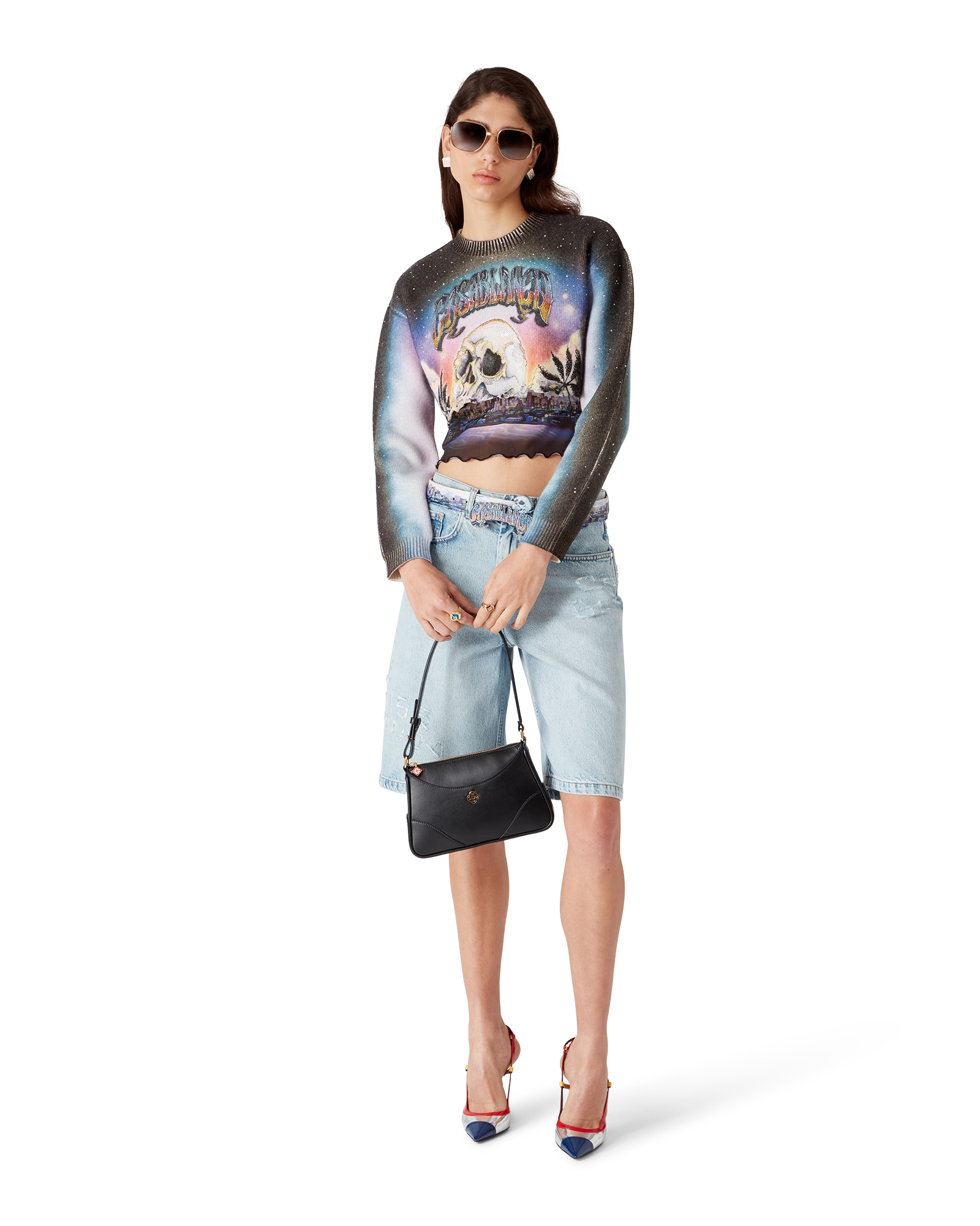 La Prémonition Cashmere Blend Cropped Jumper