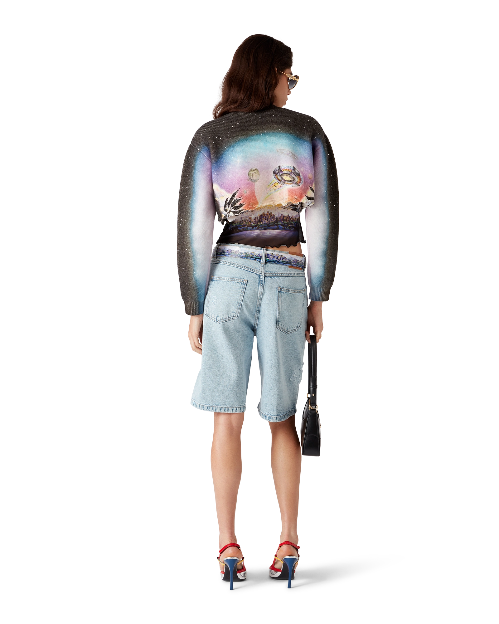 La Prémonition Cashmere Blend Cropped Jumper