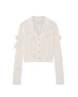 Flower Lace Knit Shirt