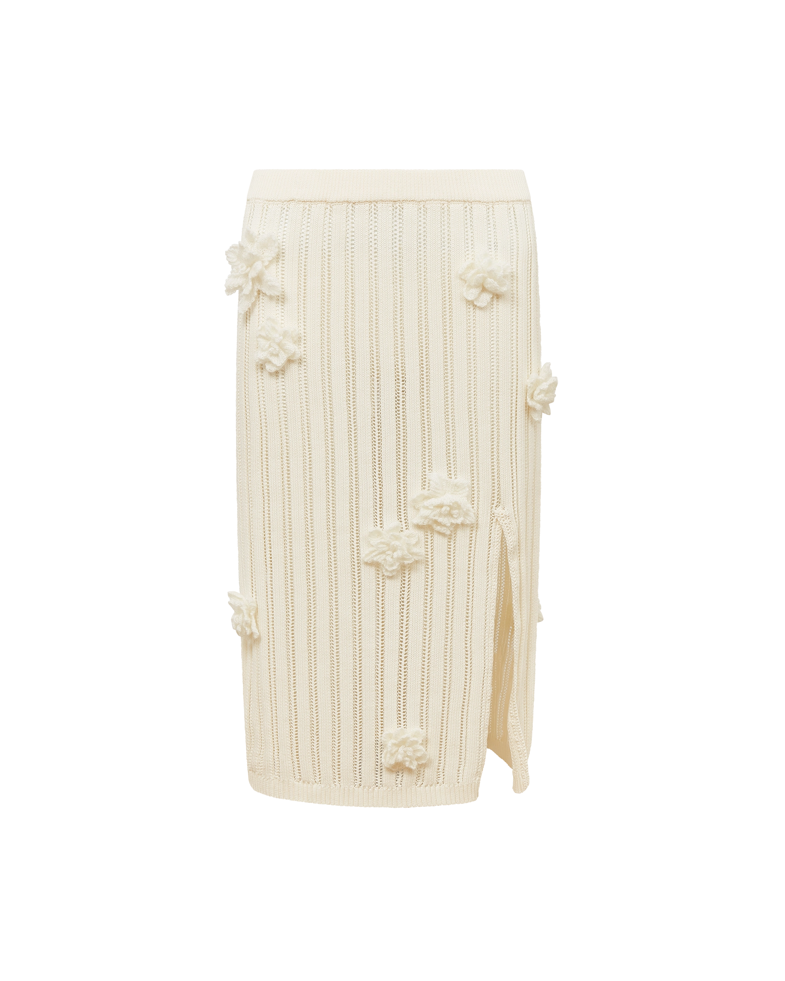 Flower Lace Knit Skirt