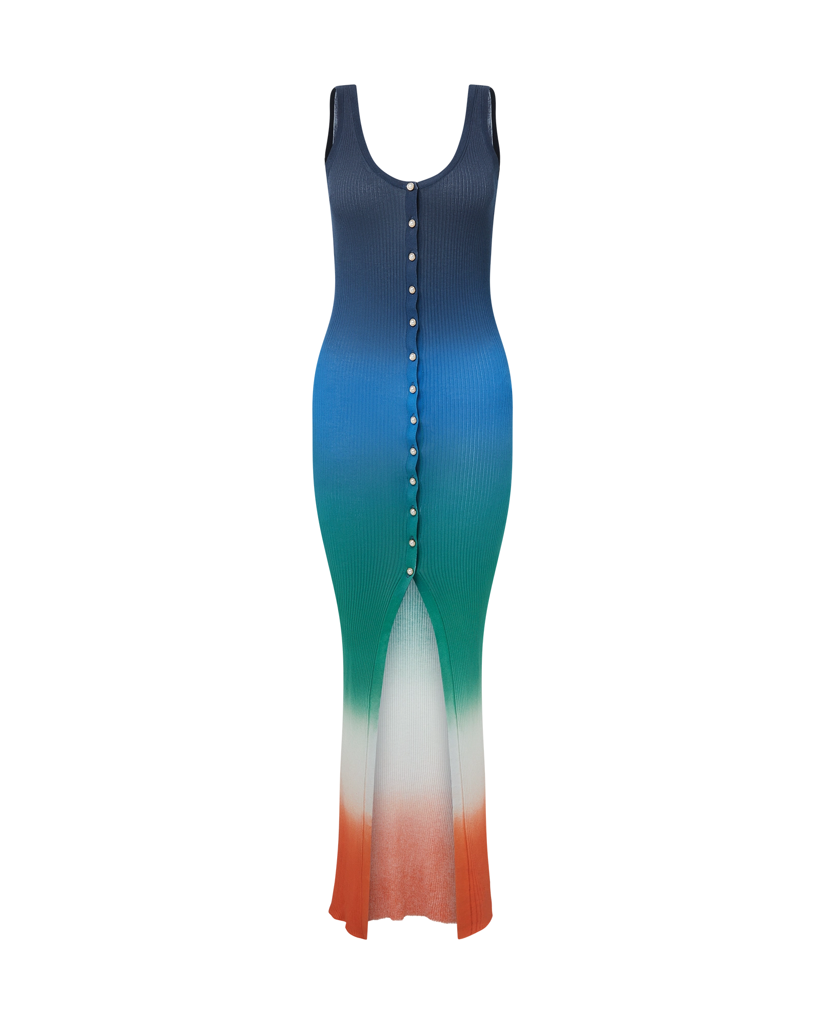 Gradient Rib Dress