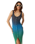 Gradient Rib Dress