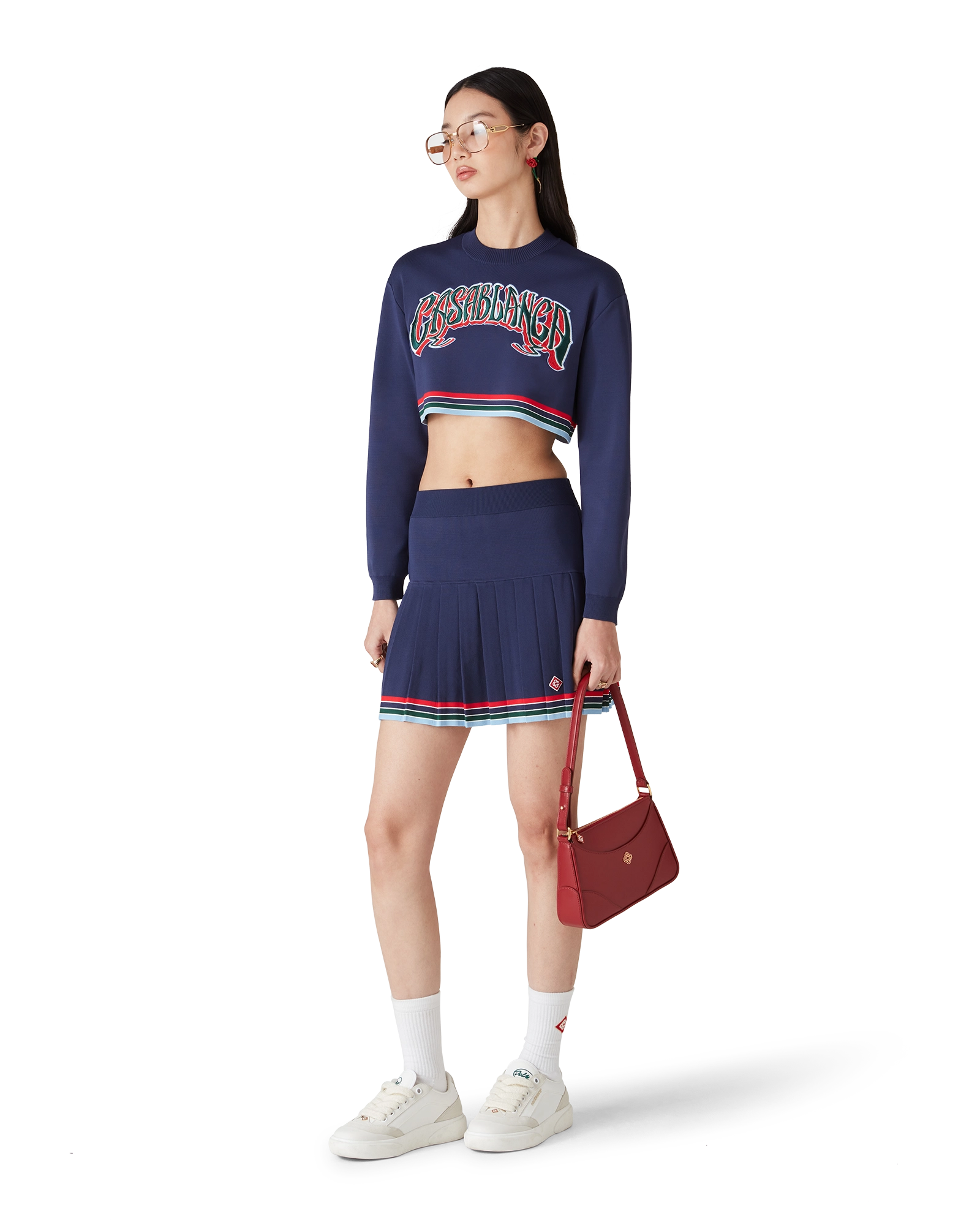 Baseball Cropped Jumper