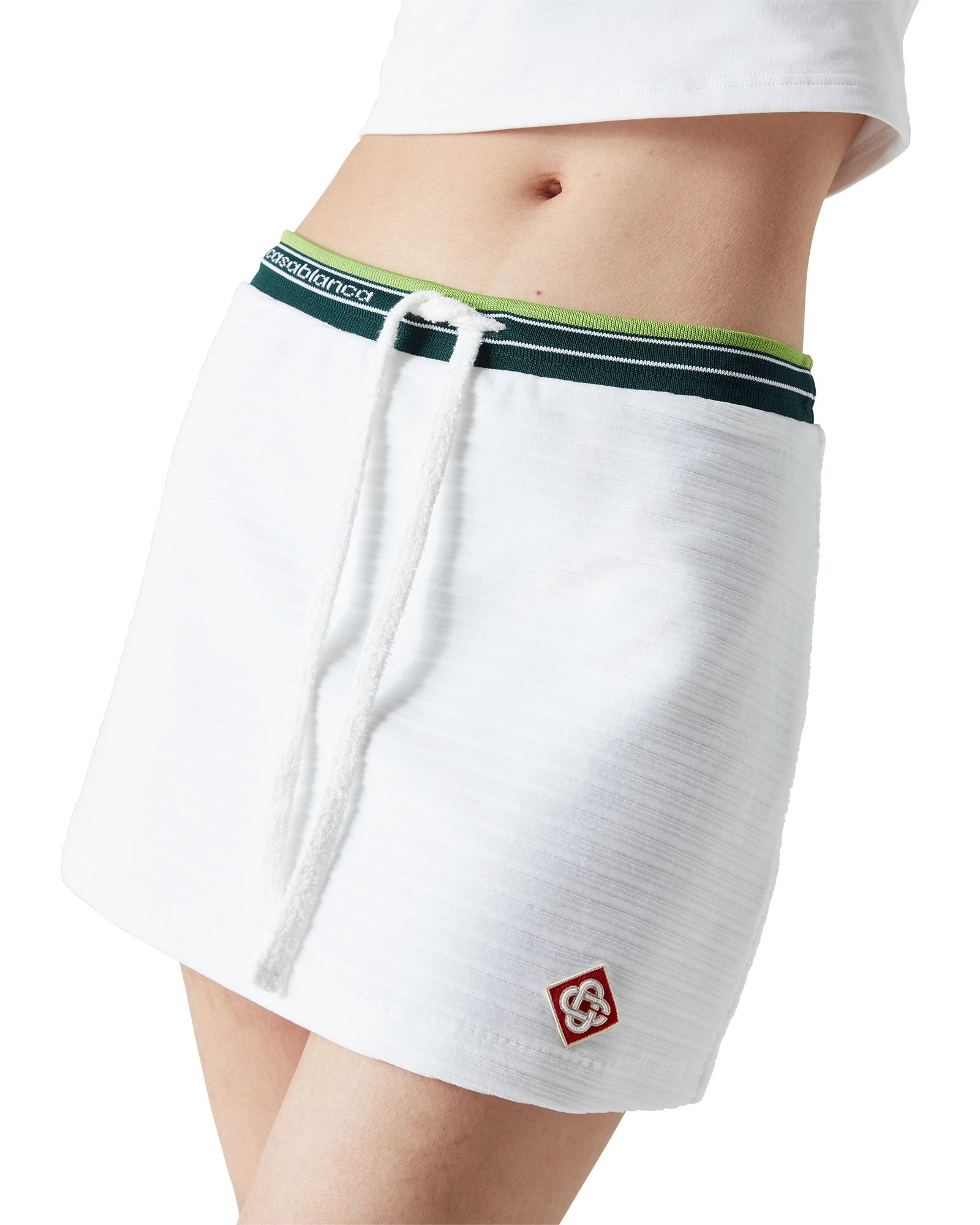 Textured Velour Tennis Skirt