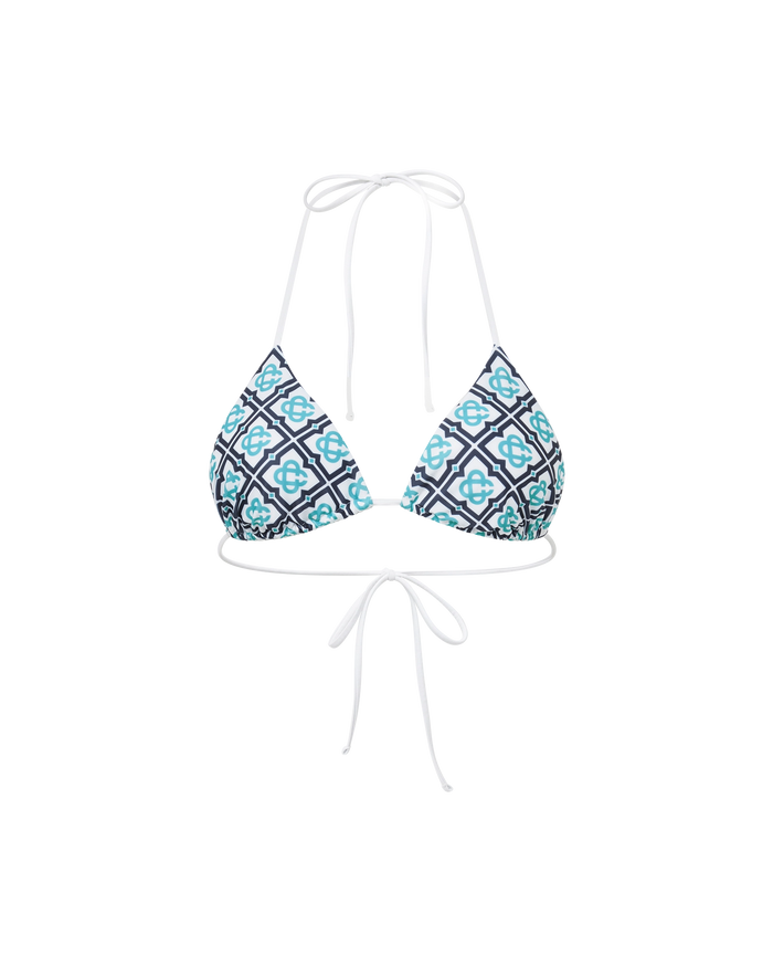 Monogram Bikini Top