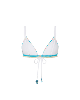 Stripe Towelling Bikini Top