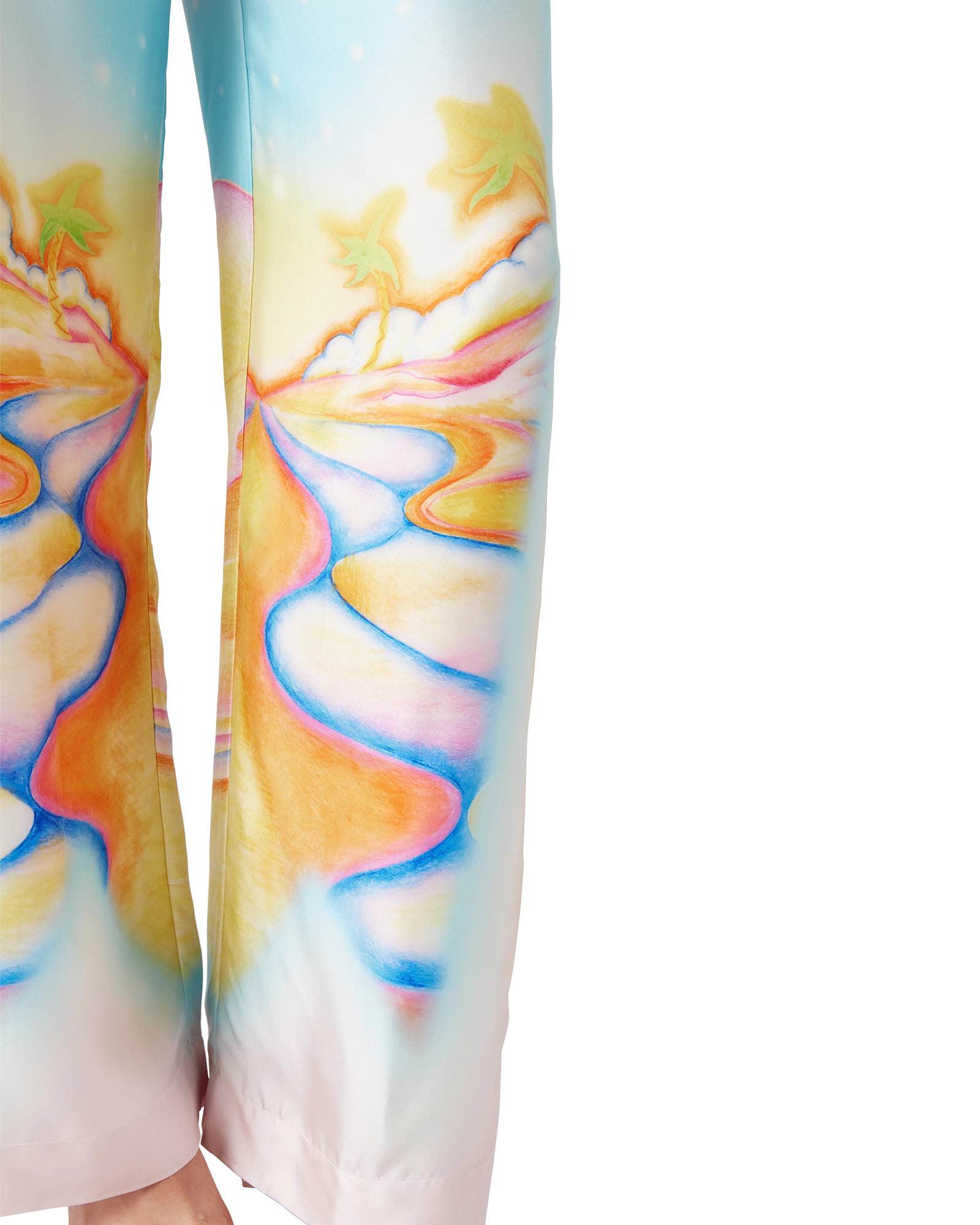 Psychedelic Nirvana Silk Trousers