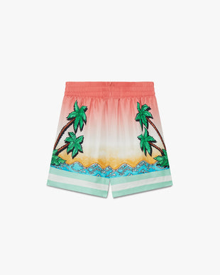 Tennis Club Silk Shorts