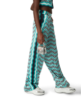 Monogram Wave Silk Trousers