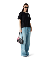 Graffiti Distressed Denim Jeans