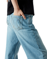 Graffiti Distressed Denim Jeans