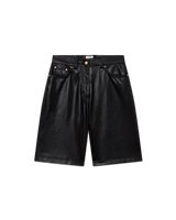 Leather Skater Shorts