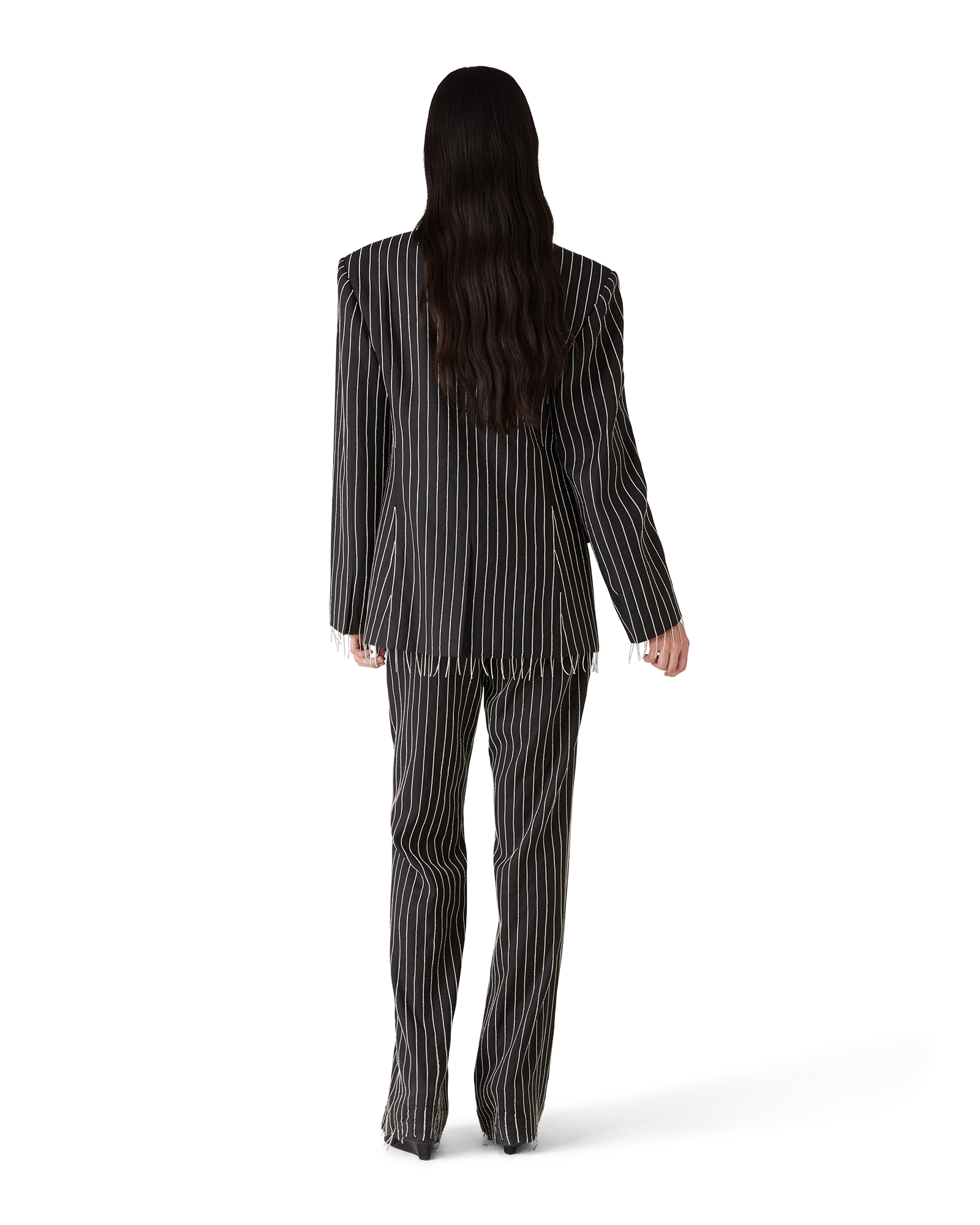 Crystal Embellished Tailored Trousers