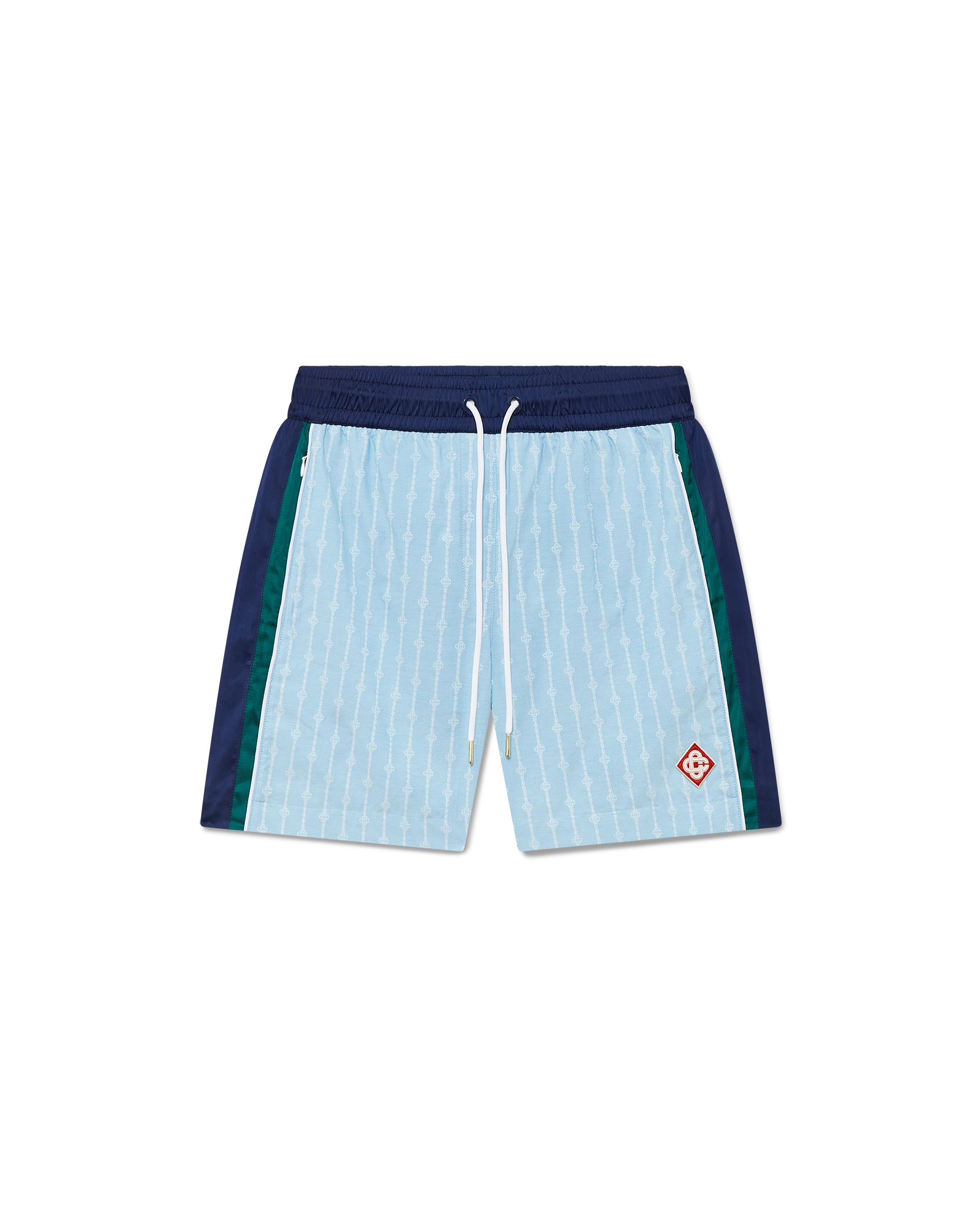 Pinstripe Laurel Track Shorts