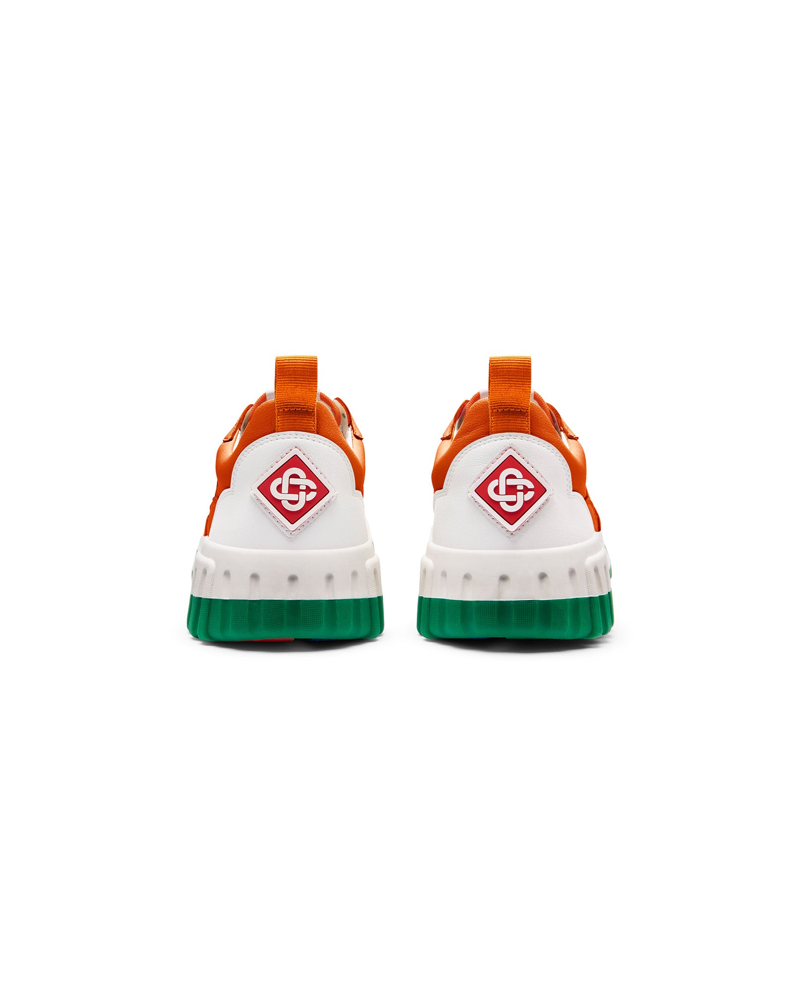 Men's Court Orange & White Sneakers