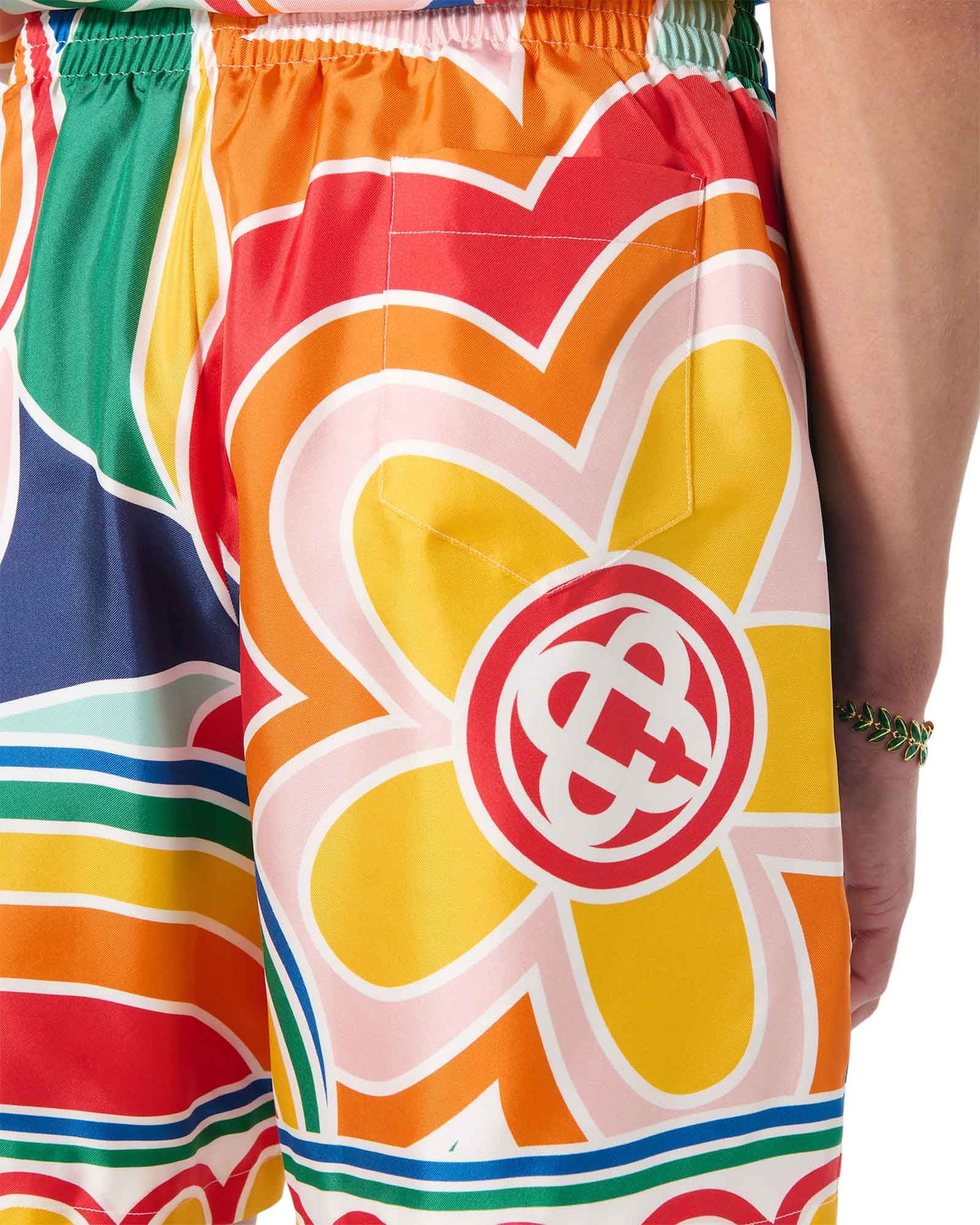 Le Pouvoir Des Fleurs Silk Shorts