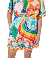 Le Pouvoir Des Fleurs Silk Shorts