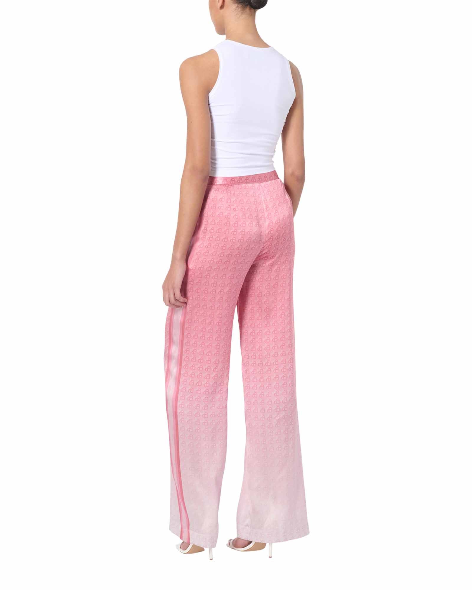 Morning City View Silk Trousers