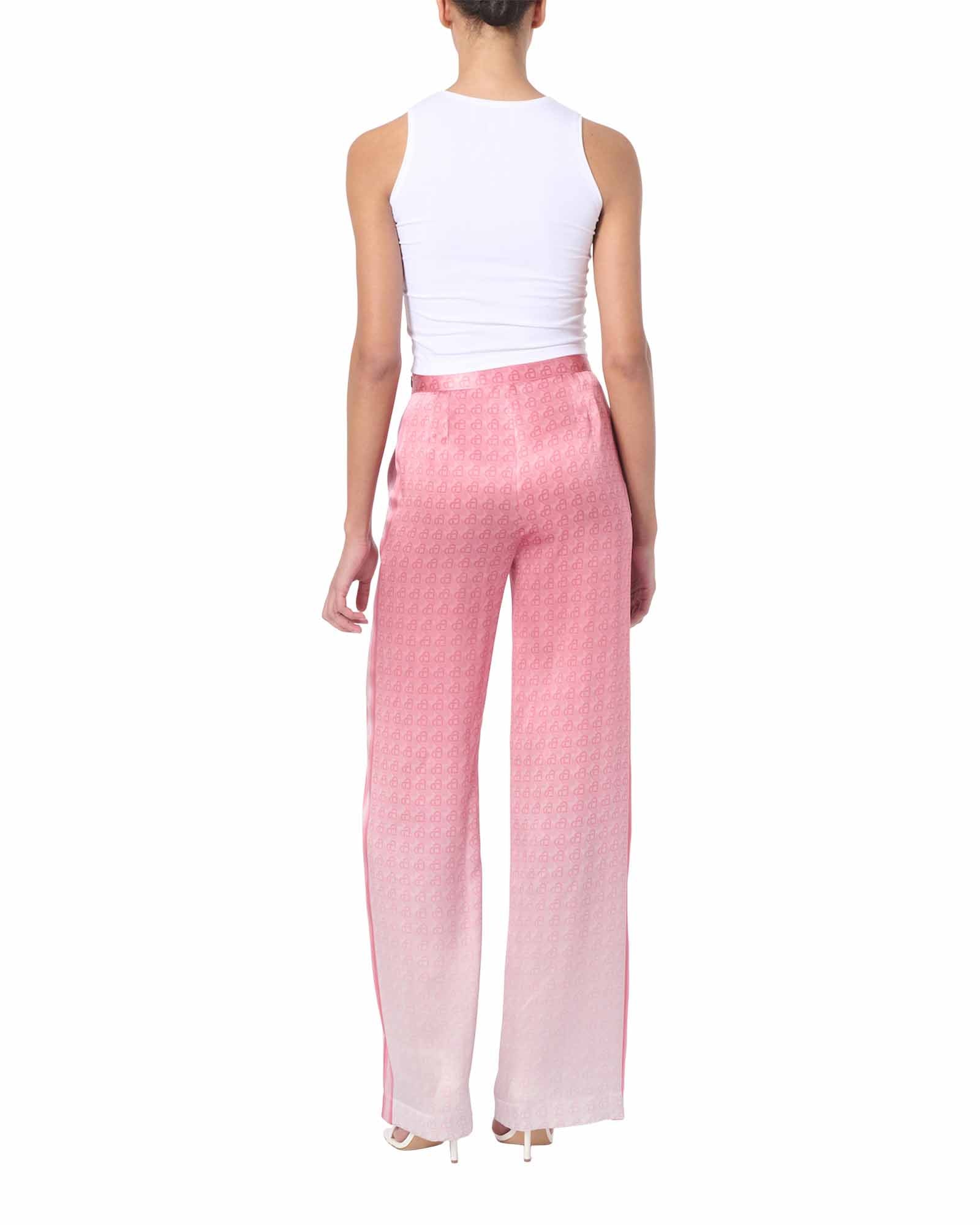 Morning City View Silk Trousers