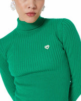 Rib High Neck Jumper